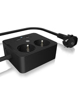 EAN 4250078172727 - ICY BOX IB-MPS2220B-CH base múltiple 1,9 m 2 salidas AC Interior Negro imagen 1