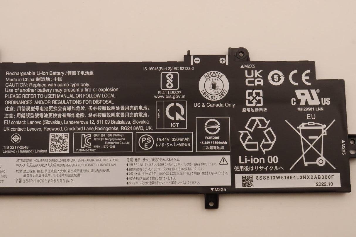 EAN 5715063100509 - Lenovo 5B10W51863 refacción para laptop Batería imagen 3