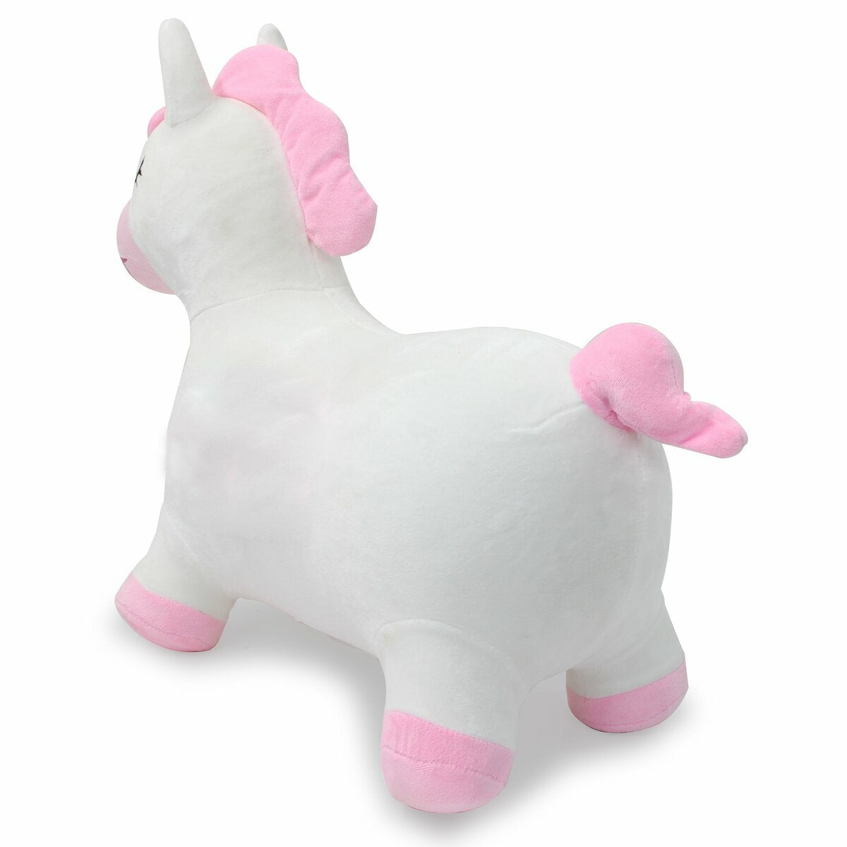 Jamara Animal Hinchable Unicornio Con Funda De Peluche Y Bomba