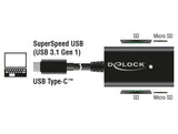 EAN 4043619917402 - DeLOCK 91740 lector de tarjeta USB 3.2 Gen 1 (3.1 Gen 1) Type-C Negro imagen 2