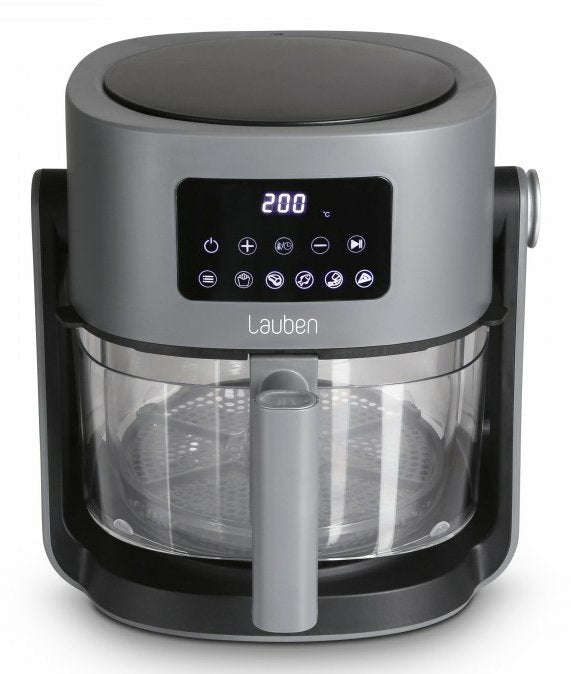Freidora Lauben Lbafmggaf55ba Sencillo 5,5 L 1500 W Freidora De Aire Caliente Gris