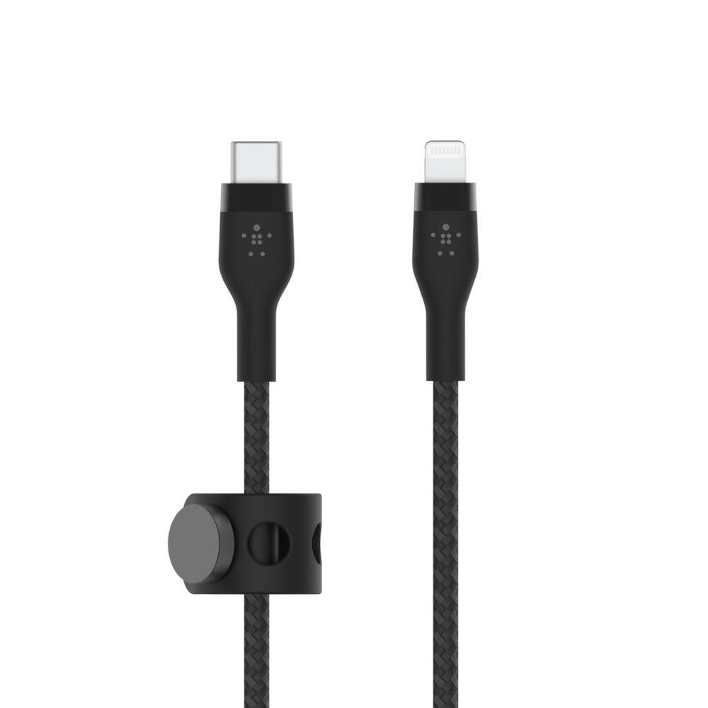 Usb-C To Ltg_braid Silic 3m Black
