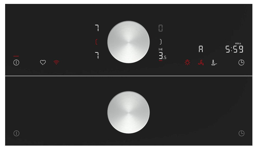 Neff T67ttx4l0 N 90, Placa De Cocina Independiente Negra/Acero Inoxidable, 70 Cm T67ttx4l0