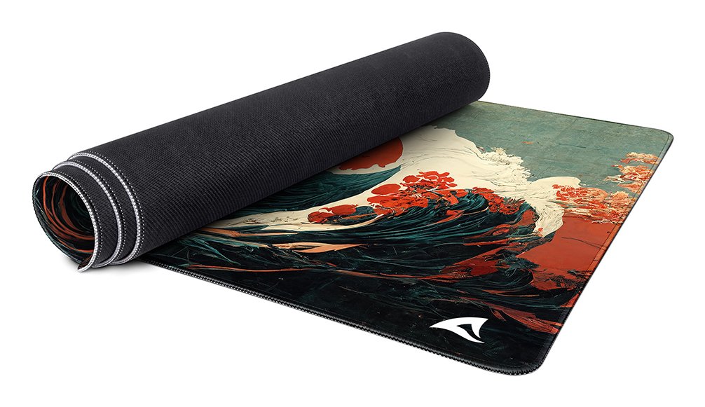 Sharkoon Skiller Sgp40 D2, Alfombrilla De Ratón Gaming Verde Azulado/Multicolor 4044951042494