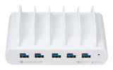EAN 0819472024854 - Compulocks 5 Ports USB Charging Dock Station Smartphone, Tableta Blanco Corriente alterna Interior imagen 3