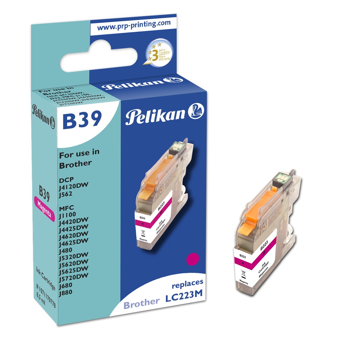 Pelikan Tinta Para Brother Lc223 M