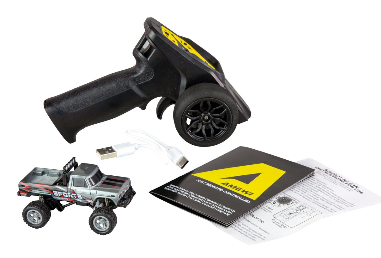 Amewi Rc Monmertruck Die Cam Li-Ion 200mah Gris 6+