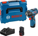 Atornillador Bosch Professional  De Impacto A Batería Gds 12v-115 Professional, 12 Voltios Azul/Negro, 2 Baterías De Iones De Litio De 3,0 Ah, En L-Boxx 3165140910705