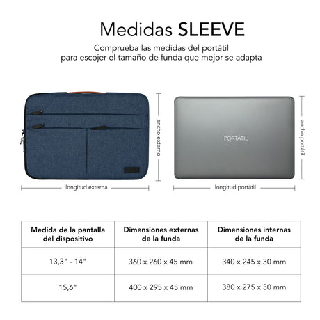 EAN 8436586742690 - SUBBLIM SUBLS-AP36003 maletines para portátil 35,6 cm (14") Azul imagen 7