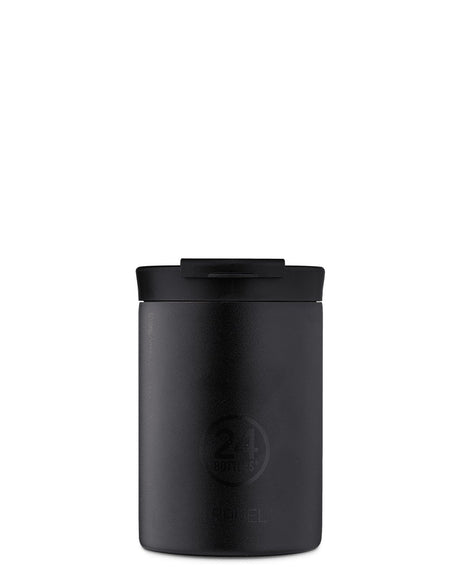 EAN 8051513926723 - 24Bottles 24B629 bidón de agua Uso diario 350 ml Acero inoxidable Negro imagen 1