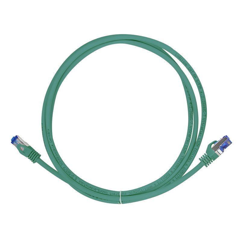 Latiguillo Cat 6a, S/Ftp,  5.00 M, Verde, Lszh Ultraflex Logilink
