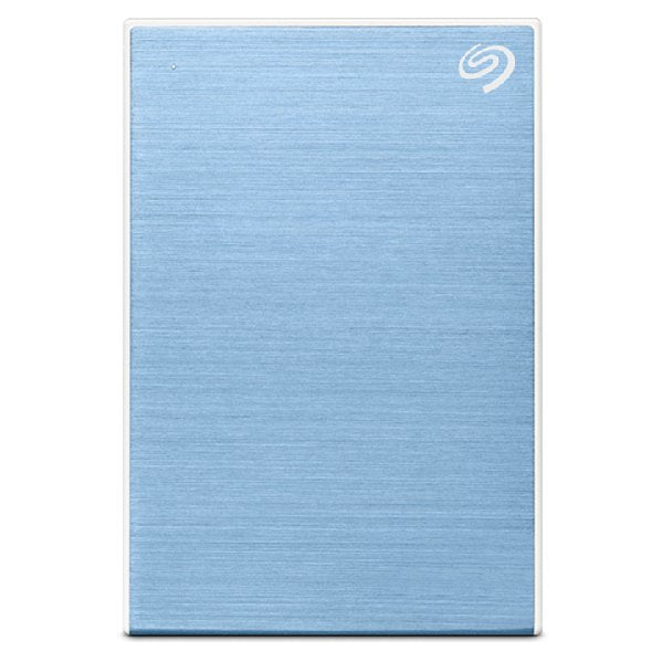Seagate One Touch 5tb External Hdd With Password Protection Light Blue Stkz5000402