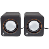 Altavoces Manhattan Serie 2600, Estéreo, Alimentación Usb, Conector De 3,5 Mm