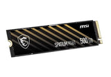 Ssd Msi Spatium M461  500 Gb M.2 Pci Express 4.0 Nvme Yes Write Speed 1700 Mb/S Read Speed 4700 Mb/S Mtbf 1500000 H 110xtbw Rating Box S78-440k260-P83