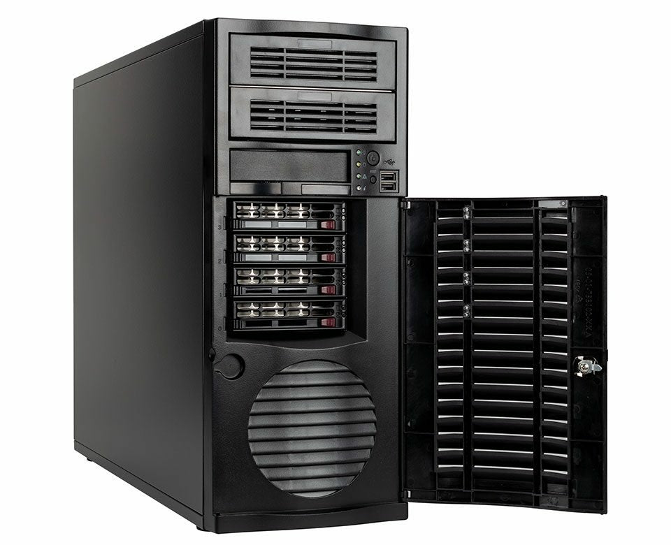 EAN 4250749710456 - bluechip SERVERline T40311s servidor 1,92 TB Torre AMD EPYC 7313P 3 GHz 32 GB DDR4-SDRAM 668 W imagen 2
