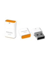 Philips Usb 2.0  128gb Pico Edition Sunrise Orange