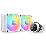 Refrigerador Liquido Cpu Nzxt Kraken 240 Rgb 2x120 Blanco Vent Rgb Display Lcd