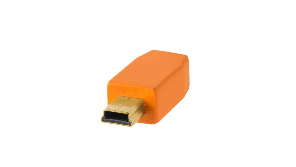 Tether Tools Cu5451 Cable Usb 4,6 M 2.0 Usb A Mini-Usb B Naranja