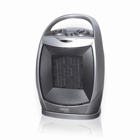 EAN 5608475016196 - Haeger FH-15C.012A calefactor eléctrico Interior Plata 1500 W Ventilador eléctrico imagen 1