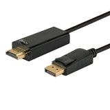 EAN 5901986040491 - Savio CL-56 adaptador de cable de vídeo 1,5 m DisplayPort HDMI tipo A (Estándar) Negro imagen 1