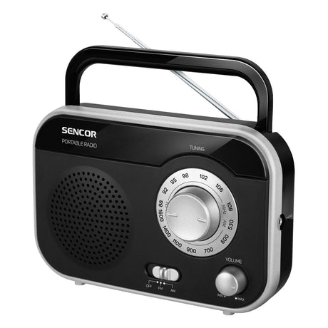 EAN 8590669135295 - Sencor SRD 210 BS radio Personal Analógica Negro, Gris, Metálico imagen 1