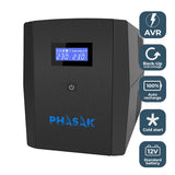 Sai Línea Interactiva Phasak Sirius 1560 Va Interactive 1560va-900w 4 Salidas Formato Torre