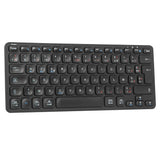 Targus Teclado Multidispositivo Compact Antimicrobiano Inalámbrico Bluetooth 5.1 Francés Negro