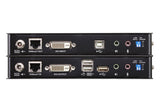 Aten Desktop Kvm Usb 2.0 Dvi Single Link Over 1 Cat Cable (1 Aten Ce620, Transmisor Y Receptor, Alámbrico, 100 M, Cat5e,Cat6,Cat6a, Negro, Metal