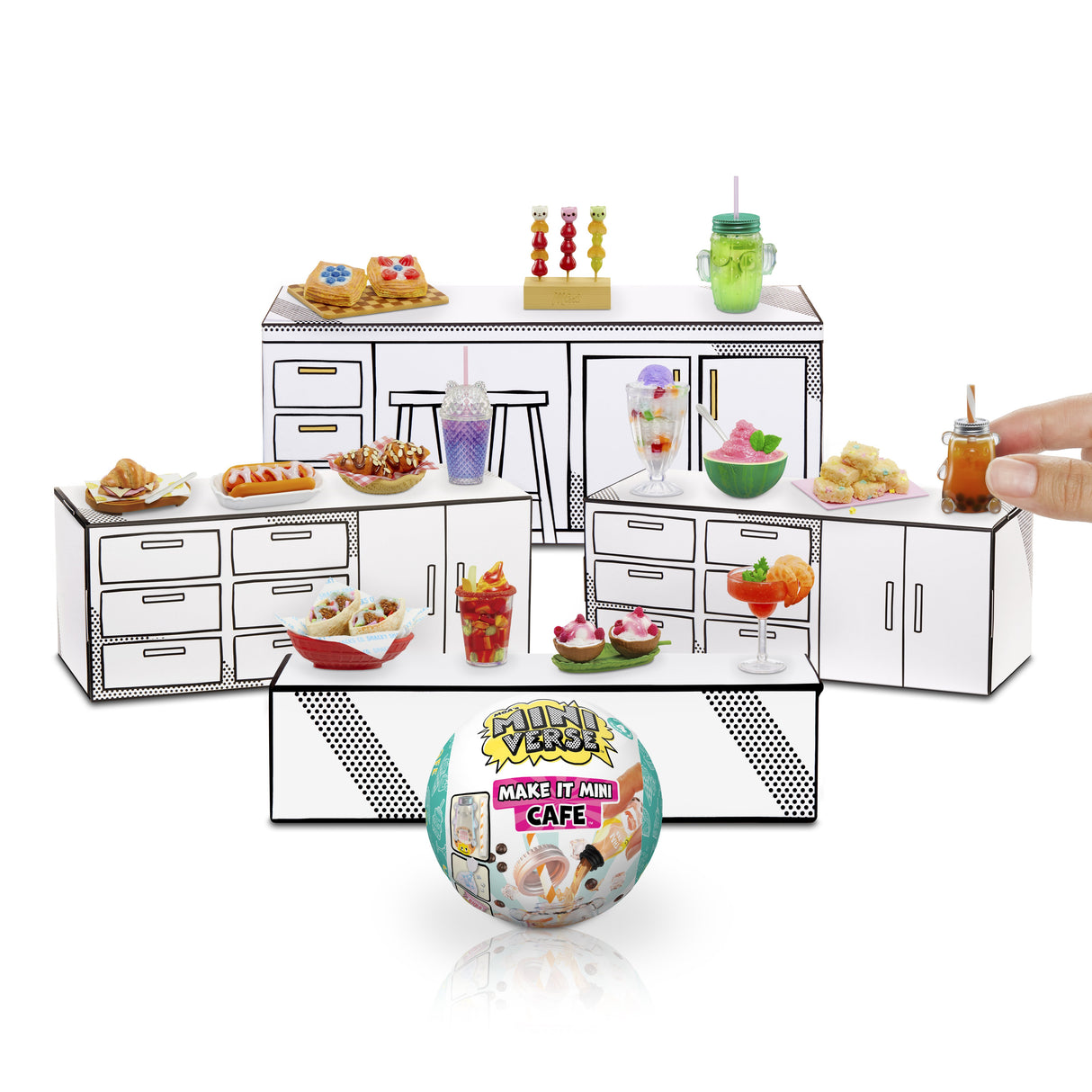 EAN 0035051531067 - Miniverse Make It Mini Foods: Cafe in PDQ Series 4 imagen 2