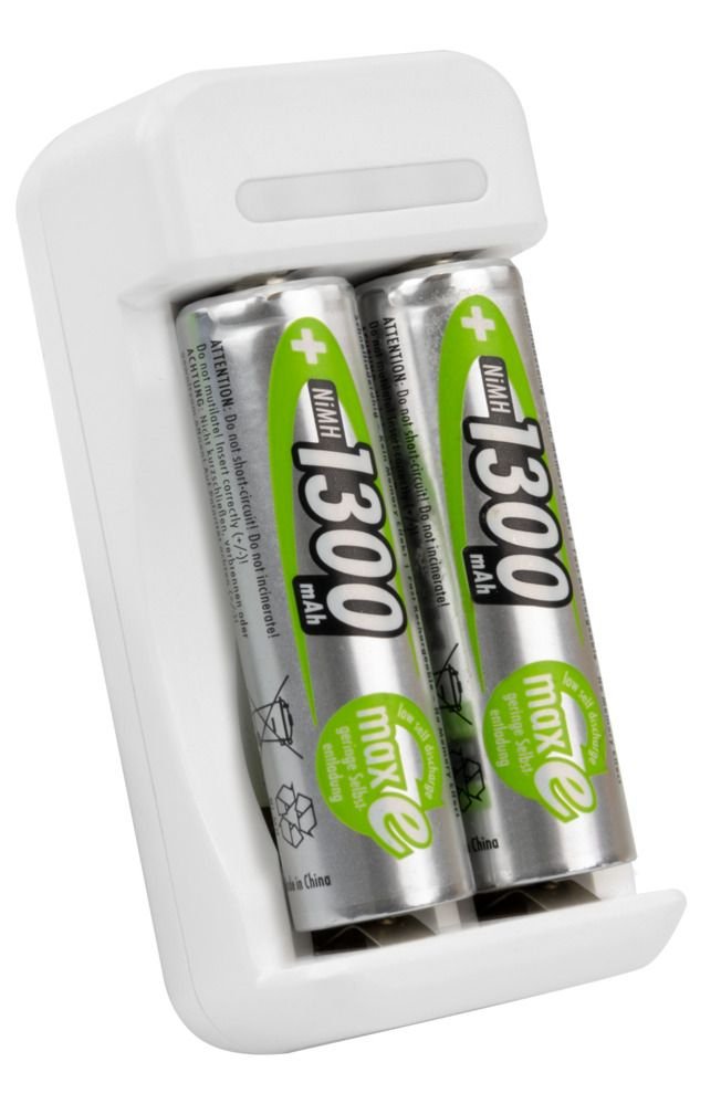 Ansmann Cargador Basic Ii Nimh Nicd + 2x Aa 1300mah