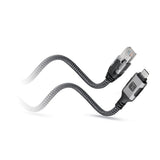 Techly Icoc U3c-Rj45-030 Cable De Red Plata, Negro 3 M Cat6 F/Utp (Ftp)