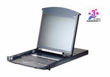 Aten 8-Puertos 19 Lcd Cat5e/6 Kvm Sobre Ip Switch Aten Kl1108vn, 1920 X 1200 Pixeles, Usb, Usb, Dvi-D, Dvi-D,Usb A,Vga (D-Sub), 10/100/1000base-T(X)