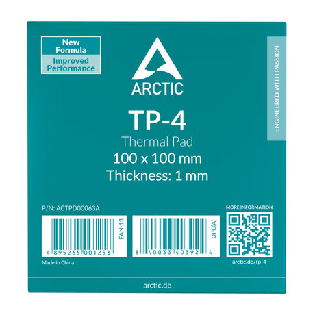 EAN 4895265001253 - ARCTIC TP-4 compuesto disipador de calor Parche térmico imagen 2