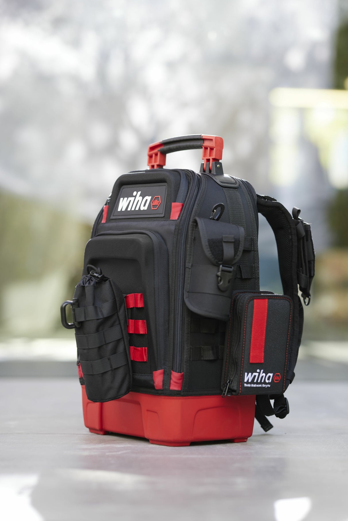 Mochila De Herramientas Wiha , Juego De Herramientas (Negro/Rojo, 43 Piezas, Con Mochila)