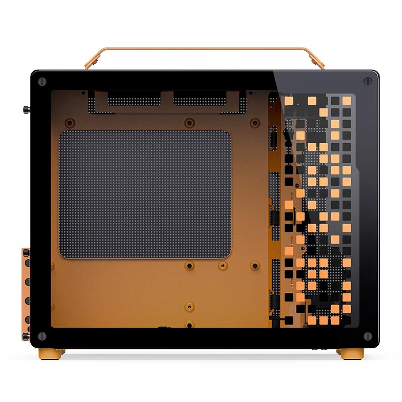 Caja Micro-Atx Jonsbo Z20 Negro/Laranja