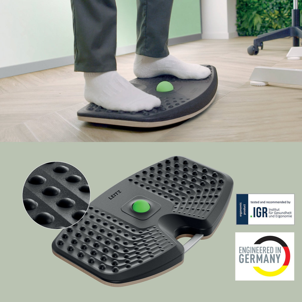 Leitz Ergo Active Balance Board Gris 540x65x310