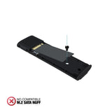Caja Externa Para Disco Ssd M.2 Nvme Tooq Tqe-2231b Usb 3.1