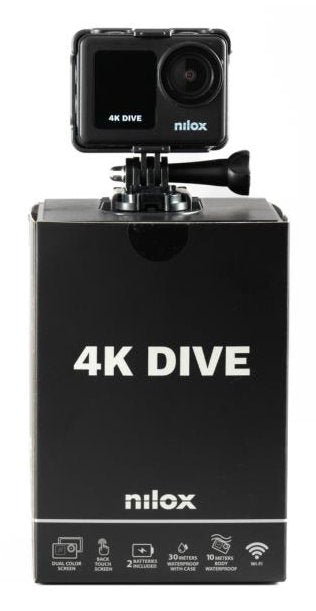 Camara Nilox 4k Dive Para Deporte De Acción 4 Mp 4k Ultra Hd Cmos Wifi 108 G