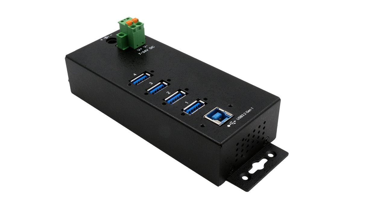 Usb 3.2 Gen 1 Hub 4-Port Extern Inkl.Usb Cable+Din-Rail-Kit 1.5a