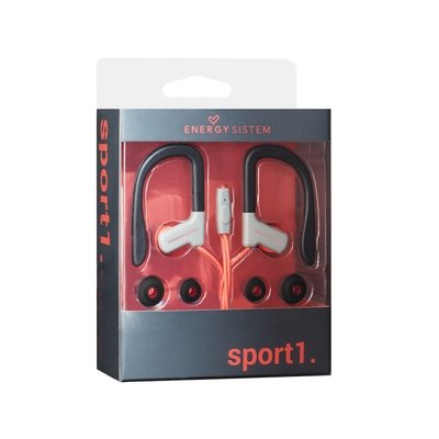 Energyauricular  Earphones Sport 1 Microfono Red 429349