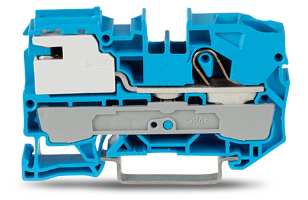 Wago 2010-7114 1-Leiter-N-Trennklemme,10 Mm,Push-In Cage Clamp ,Blau