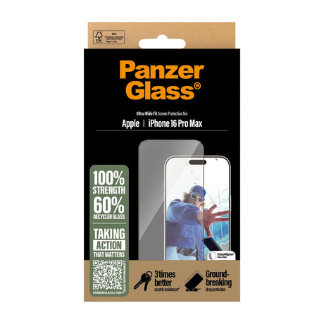 EAN 5715685002403 - PanzerGlass ® Screen Protector iPhone 16 Pro Max | Ultra-Wide Fit Protector de pantalla Apple 1 pieza(s) imagen 3