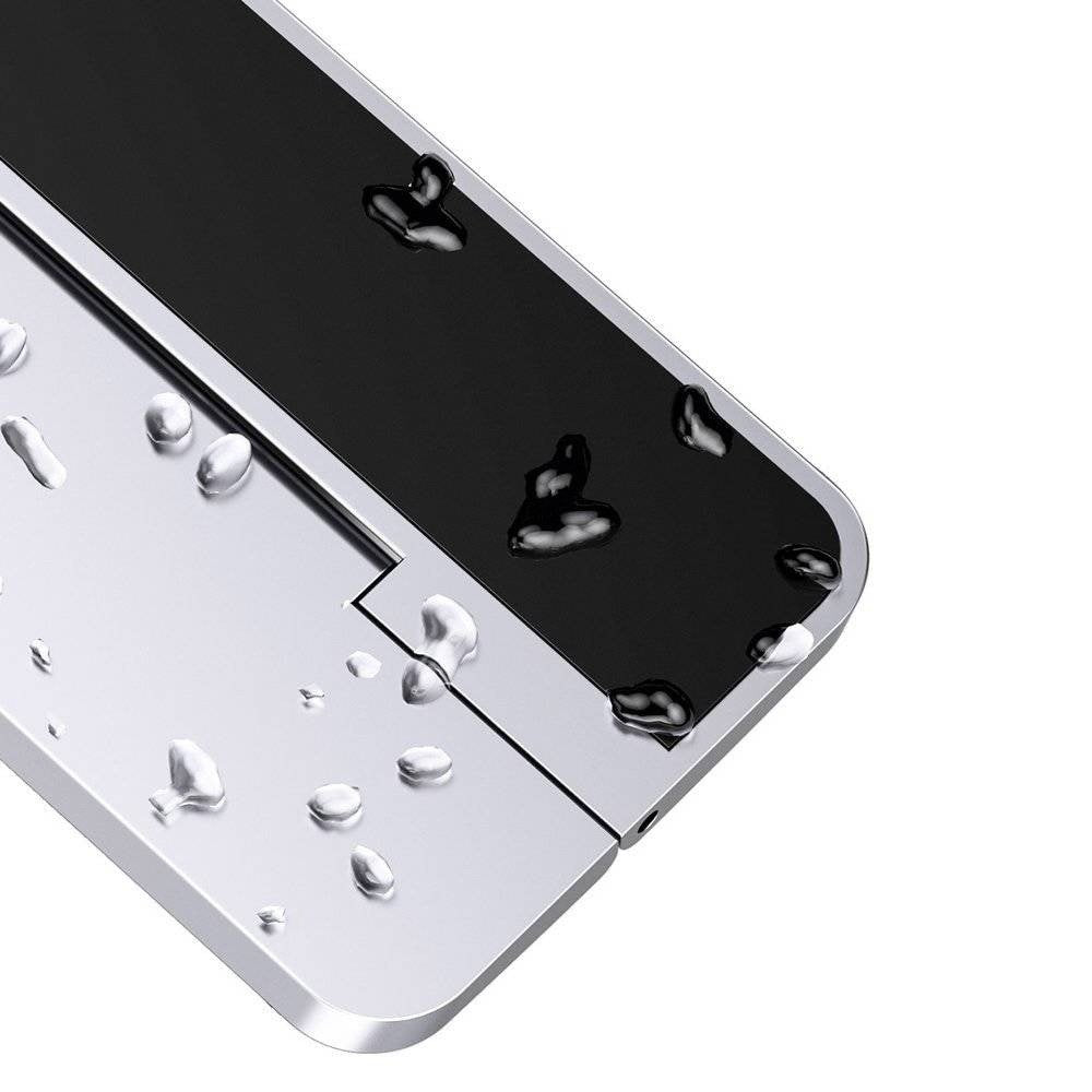 Baseus Self-Adhesive Aluminum Laptop Stand Slim And Thin Silver Suzc-0s