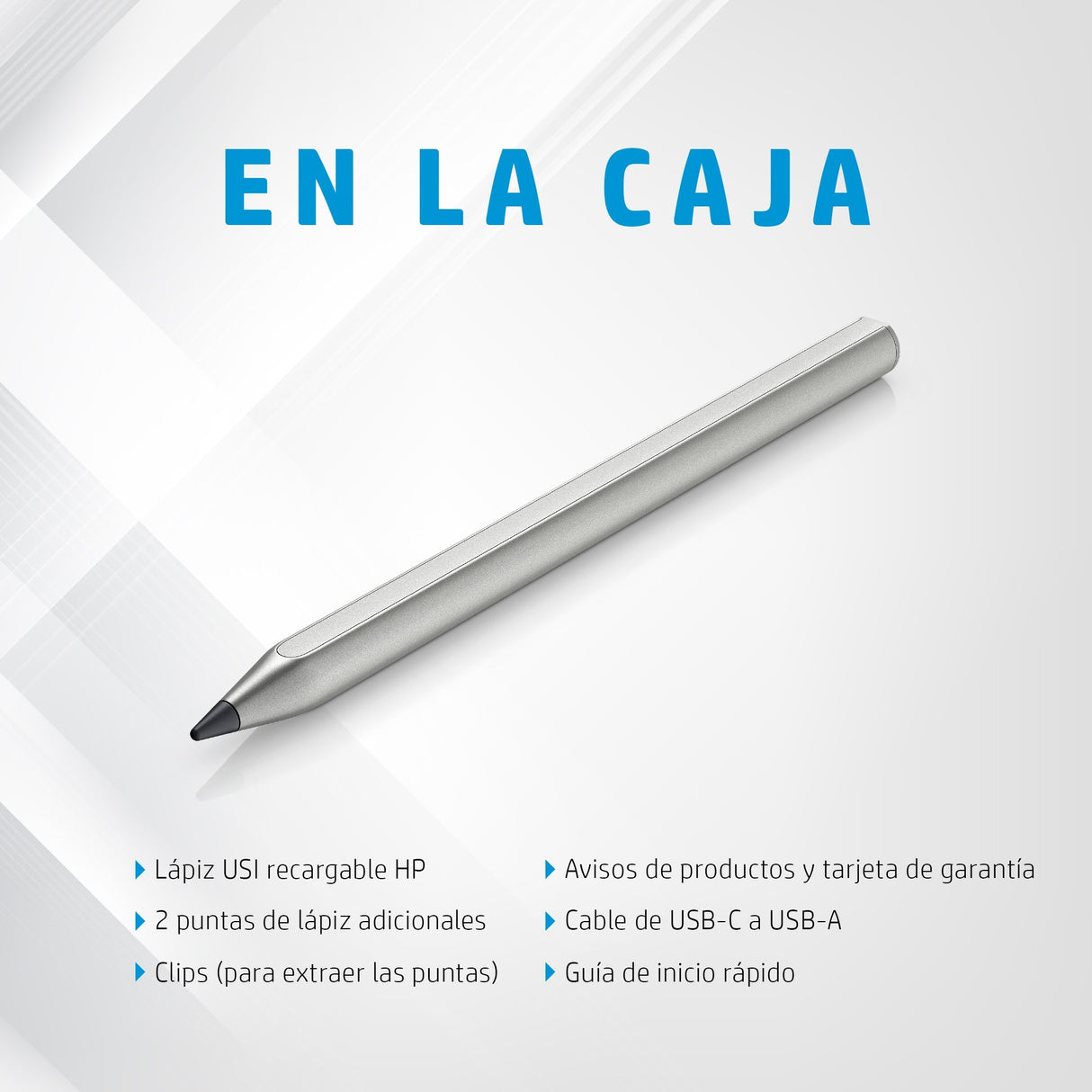 EAN 0195908495260 - HP Wireless Rechargeable USI Pen lápiz digital 20 g Plata imagen 4