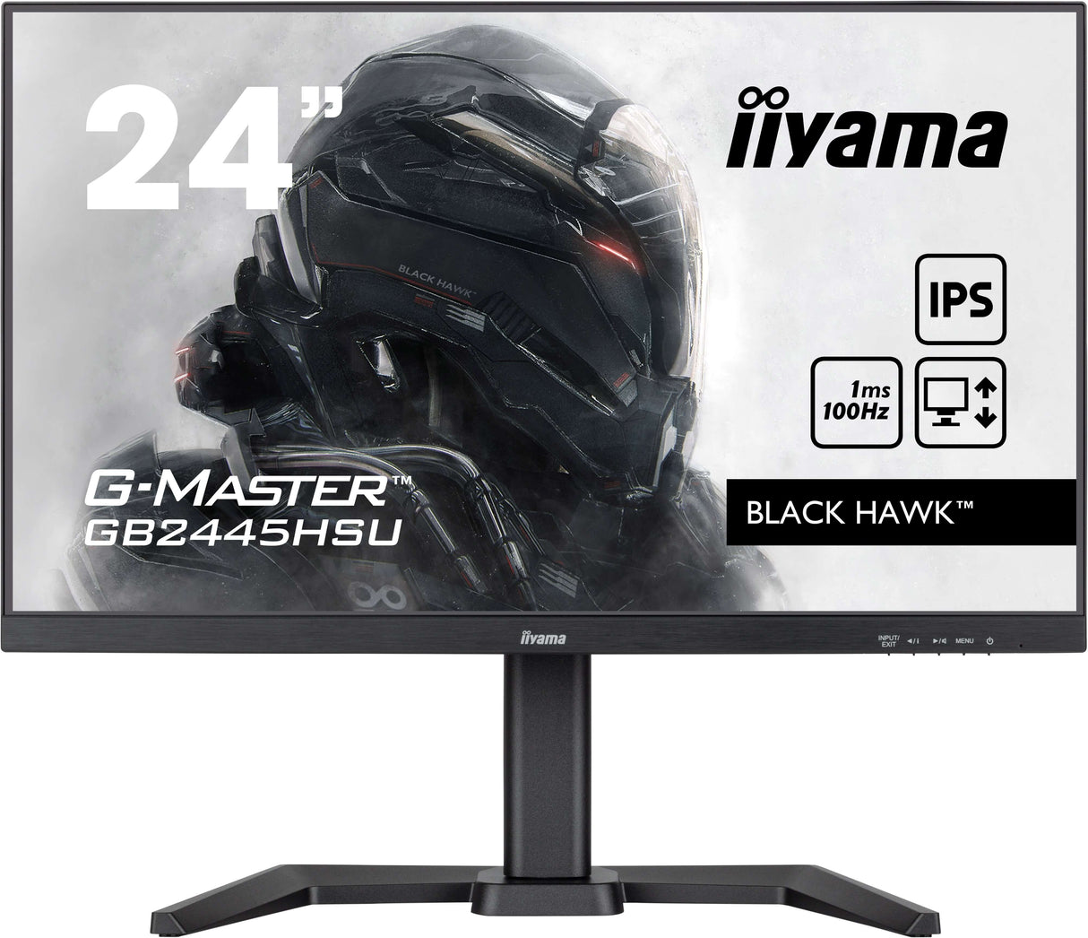 Monitor Gaming Iiyama  24" Gb2445hsu-B2 16:9 Hdmi+Dp+2xusb