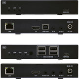 Kvm Extender Sobre Ip, Hdmi, 4k60hz, 4 Usb 2.0,100m, Set Inline