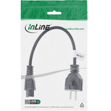 Cable De Alimentación Inline Tipo F A Enchufe De Portátil "Mikey Mouse" Negro 0,5 M