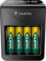 Varta Lcd Pug Cargador + . 4 Pilas 2100 Mah Aa
