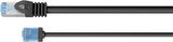 Latiguillo Cat 6a, U/Utp,  2.00 M, Negro, Lszh-Tpe  Slim Delgado Goobay
