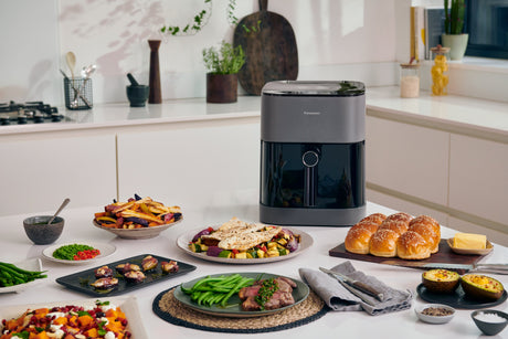 EAN 5025232965830 - Panasonic NF-CC500SXE freidora Sencillo 5 L Independiente 1450 W Freidora de aire caliente Gris imagen 29